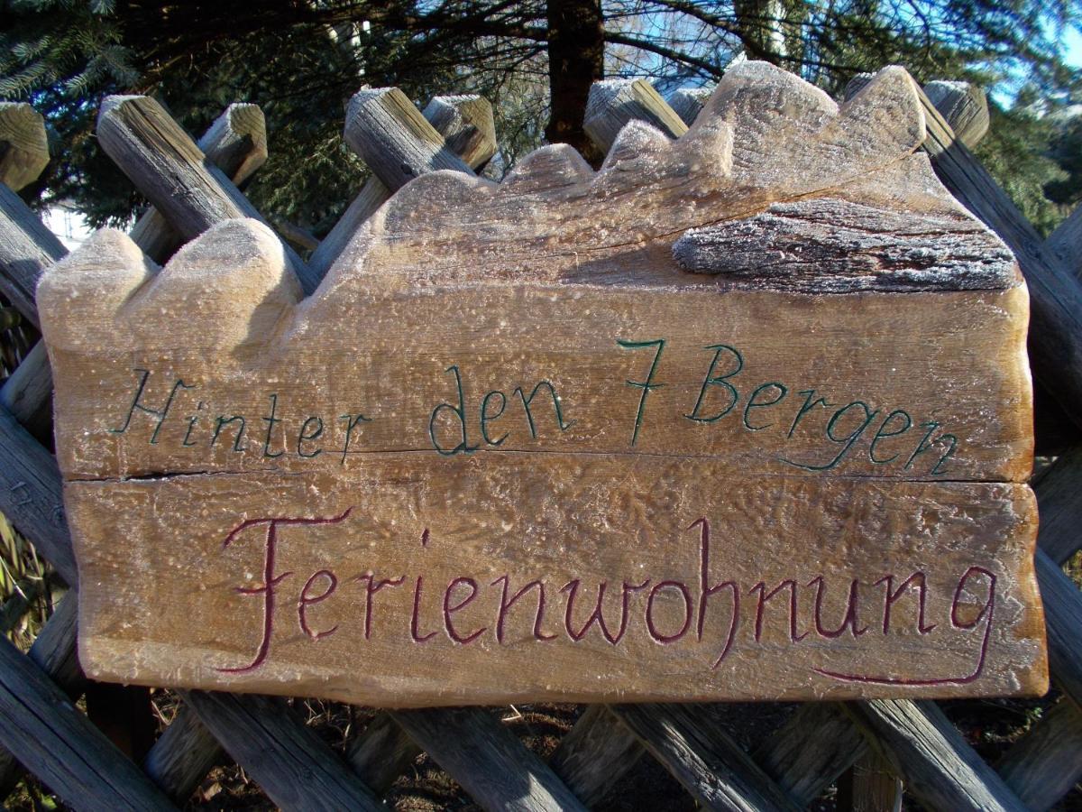Ferienwohnung "Hinter Den Sieben Bergen" Schwarzenberg  Zewnętrze zdjęcie